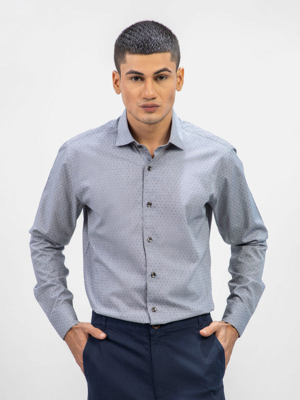 Grey Fil Coupe Formal Shirt