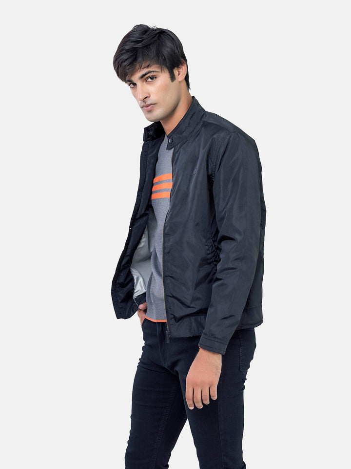 Black Light Weight Harrington Jacket Brumano Pakistan