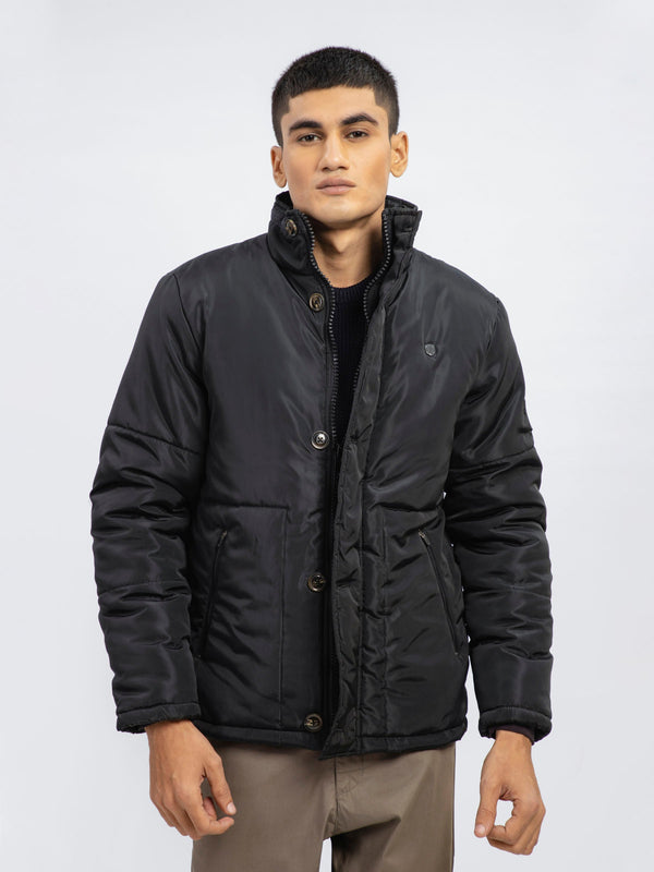 Black Quilted Puffer Jacket Brumano Pakistan