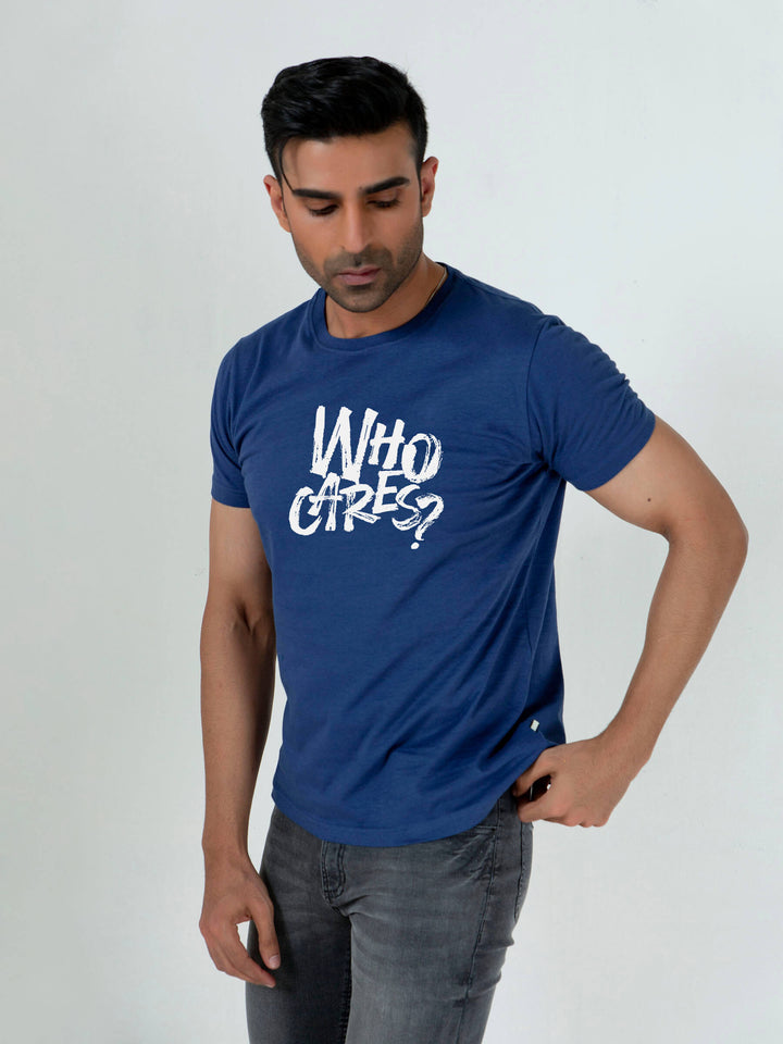 Blue Graphic Printed T-Shirt Brumano Pakistan