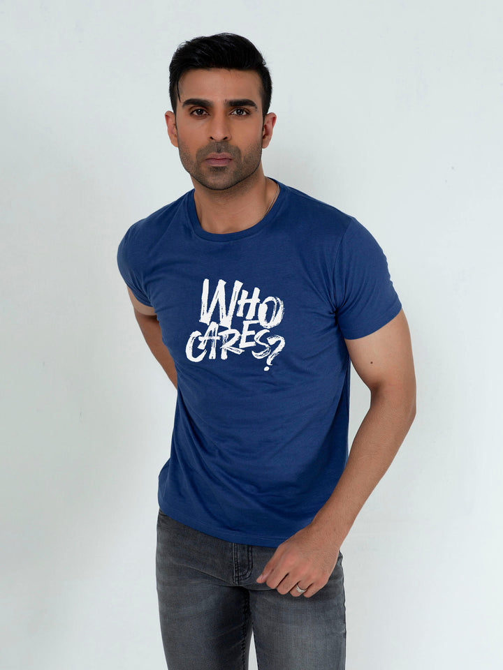 Blue Graphic Printed T-Shirt Brumano Pakistan