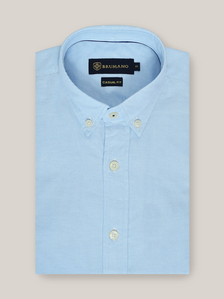 Blue Oxford Button Down Shirt Brumano Pakistan