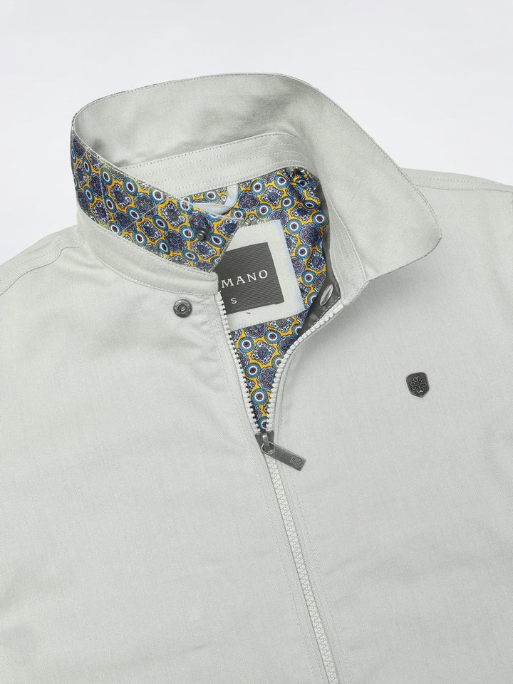 Cream Structured Baracuta Jacket Brumano Pakistan