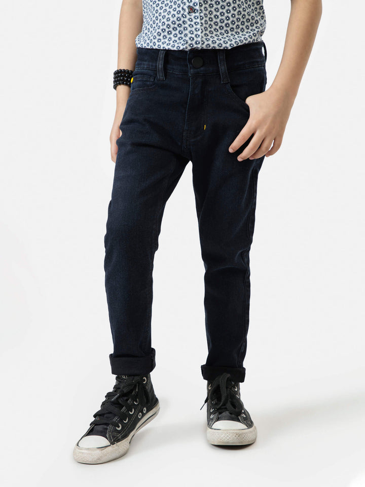 Dark Indigo Slimfit Casual Jeans Brumano Pakistan