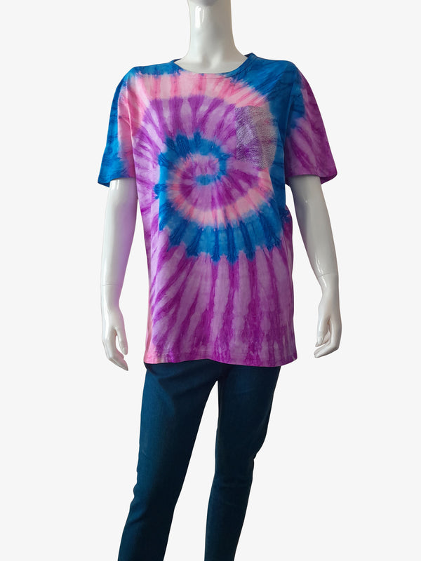 Tie Dye Crew Neck T-Shirt