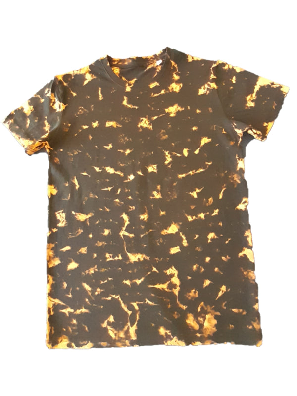 Black & Mustard Crew Neck T-Shirt