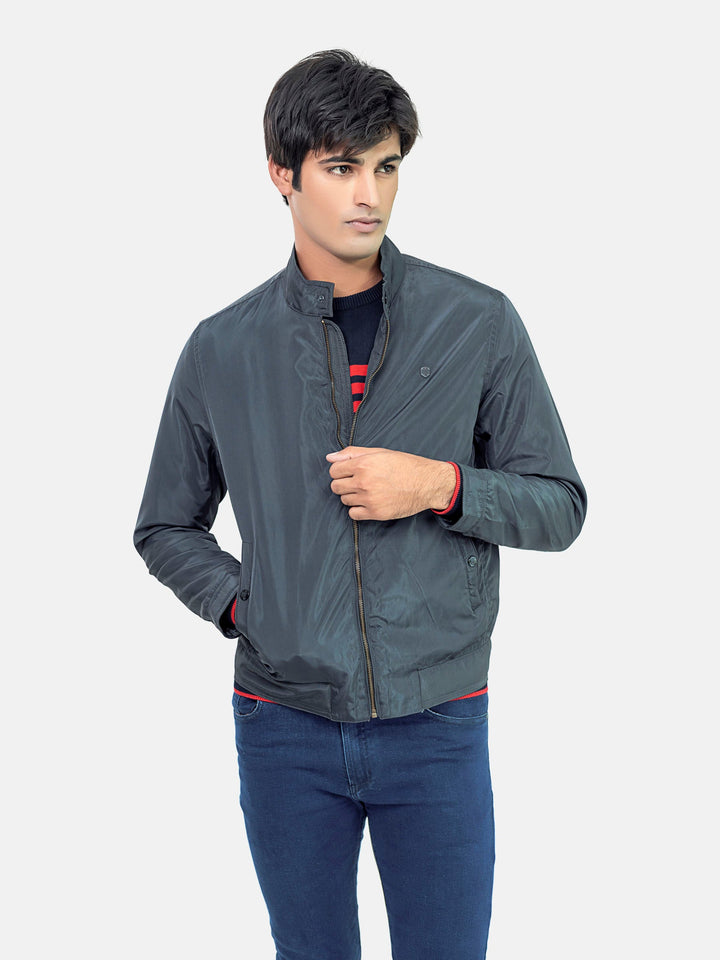 Grey Light Weight Harrington Jacket Brumano Pakistan