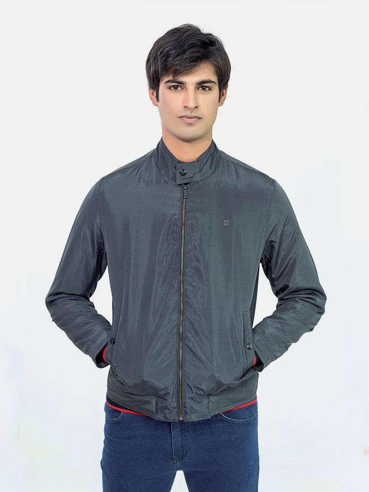 Grey Light Weight Harrington Jacket Brumano Pakistan