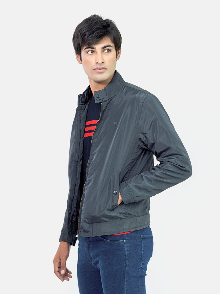 Grey Light Weight Harrington Jacket Brumano Pakistan