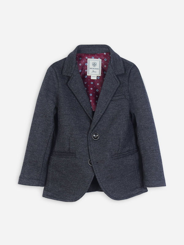 Grey Wool Blended Kids Blazer Brumano Pakistan