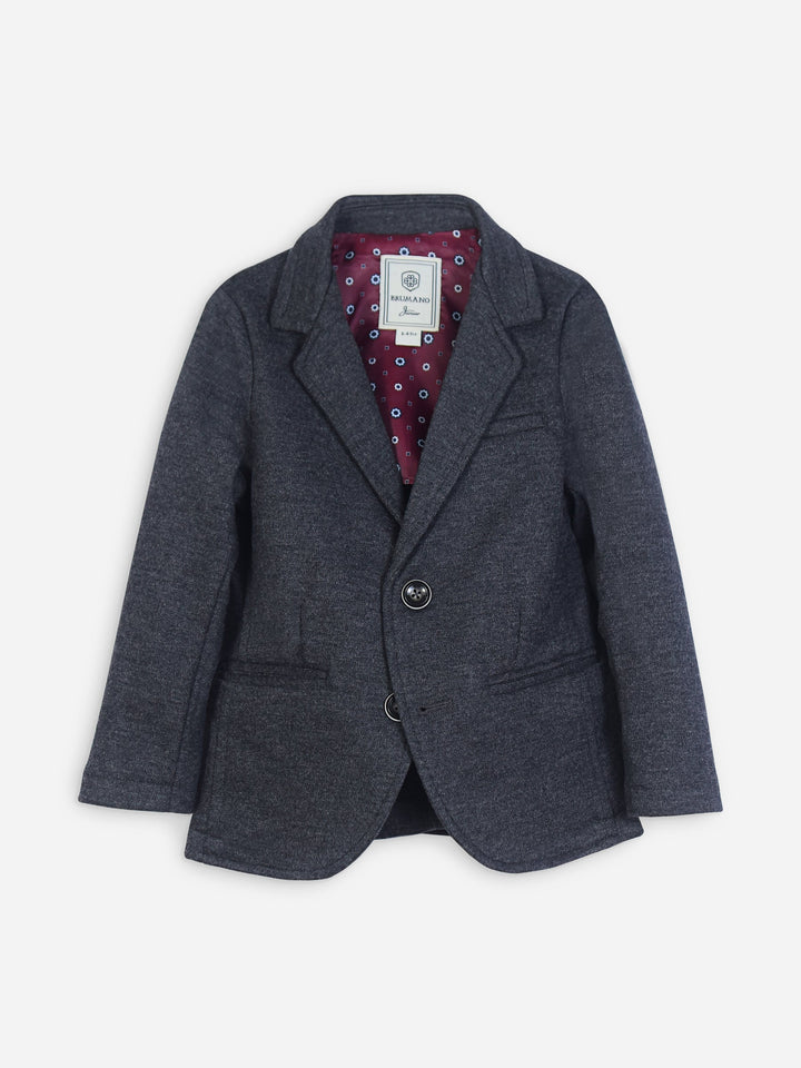 Grey Wool Blended Kids Blazer Brumano Pakistan