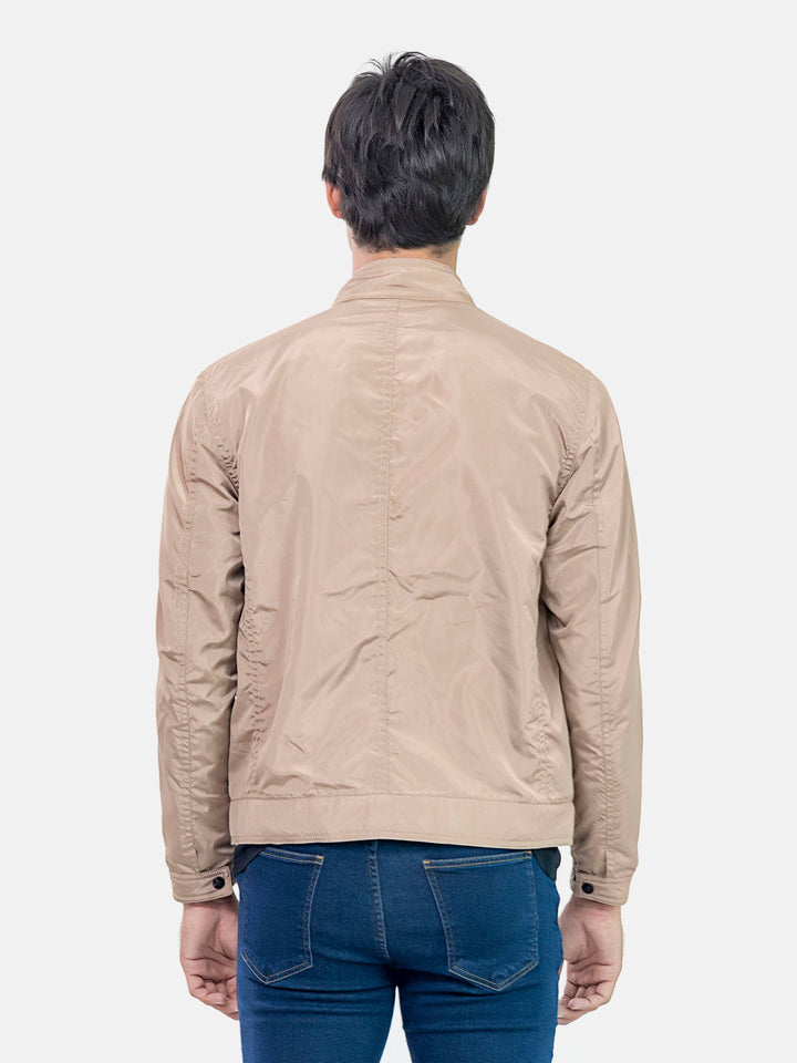 Khaki Light Weight Harrington Jacket Brumano Pakistan 