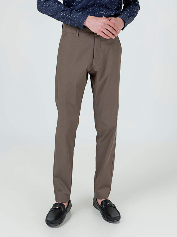 Khaki Satin Slimfit Chino Brumano Pakistan