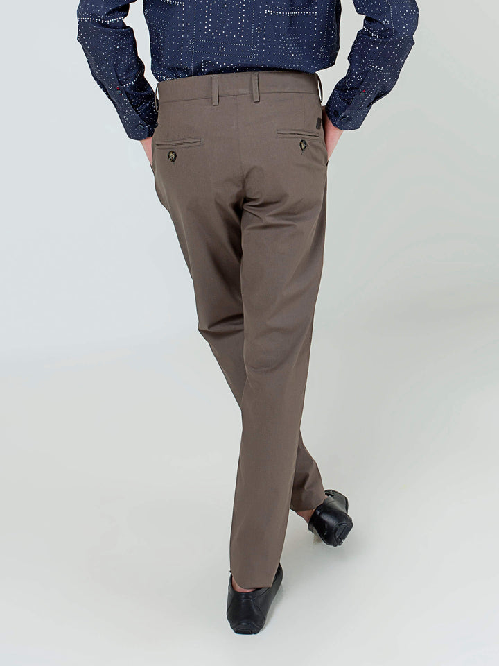 Khaki Satin Slimfit Chino Brumano Pakistan