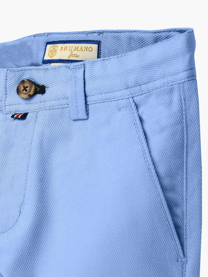 Light Blue Structured Casual Trouser Brumano Pakistan