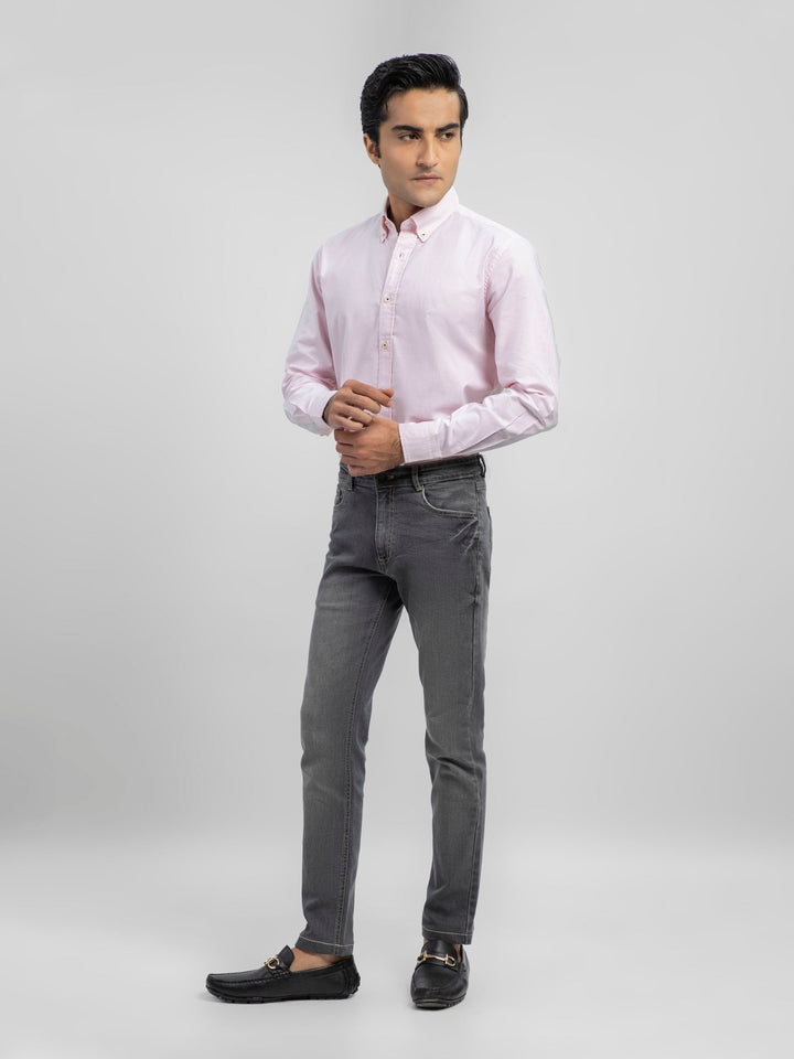 Light Pink Oxford Striped Shirt Brumano Pakistan