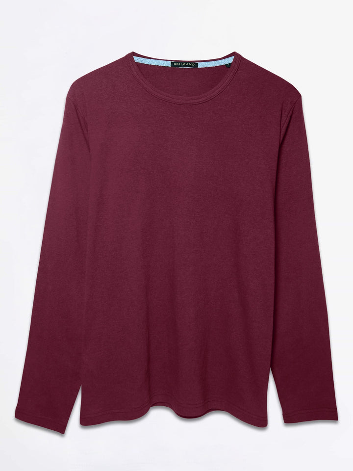 Maroon Long Sleeve T-Shirt Brumano Pakistan