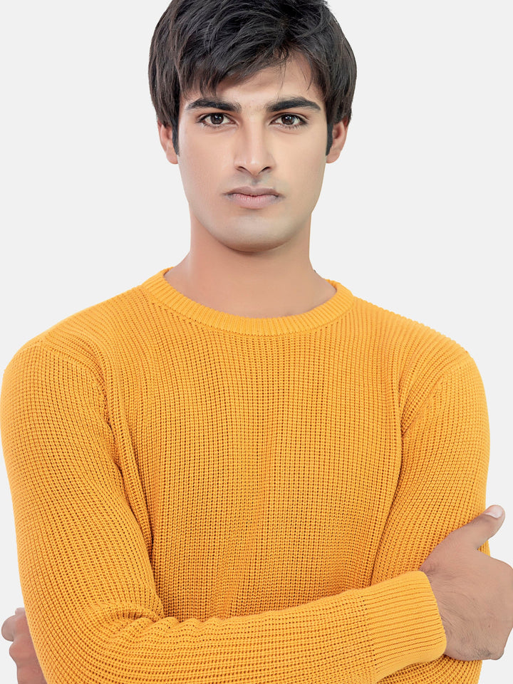 Mustard Knitted Jumper Brumano Pakistan