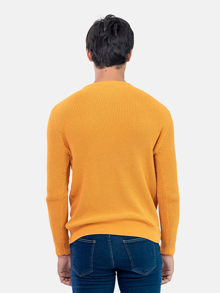 Mustard Knitted Jumper Brumano Pakistan