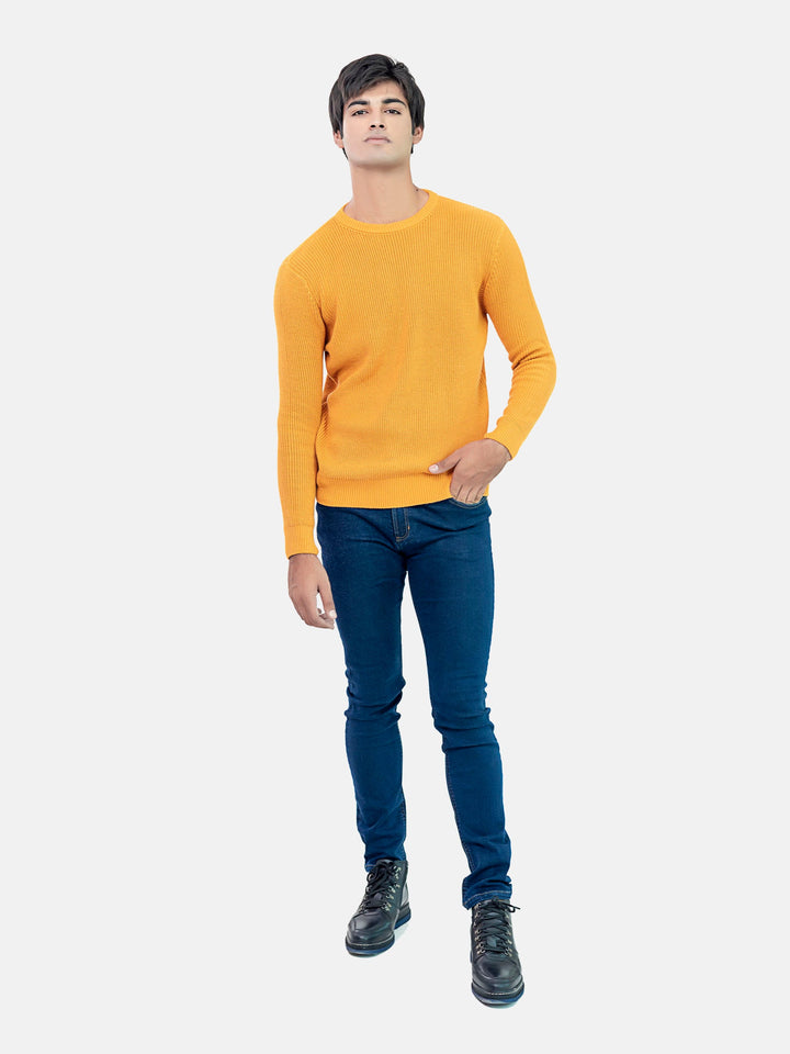 Mustard Knitted Jumper Brumano Pakistan