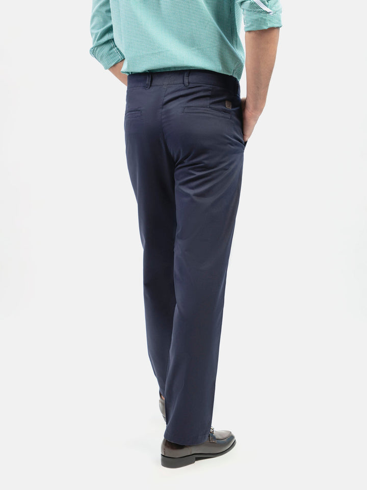 Navy Blue Casual Fit Chinos Brumano Pakistan