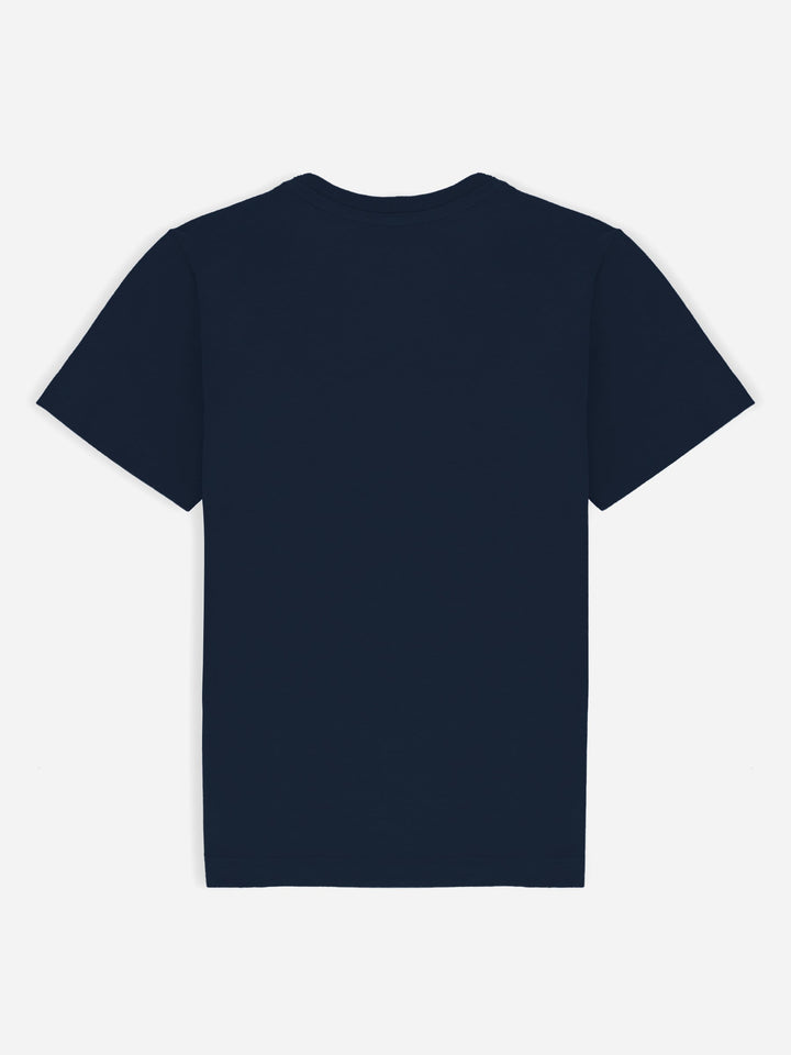 Navy Blue Graphic Printed 'Mystery Machine' Casual Tee Brumano Pakistan