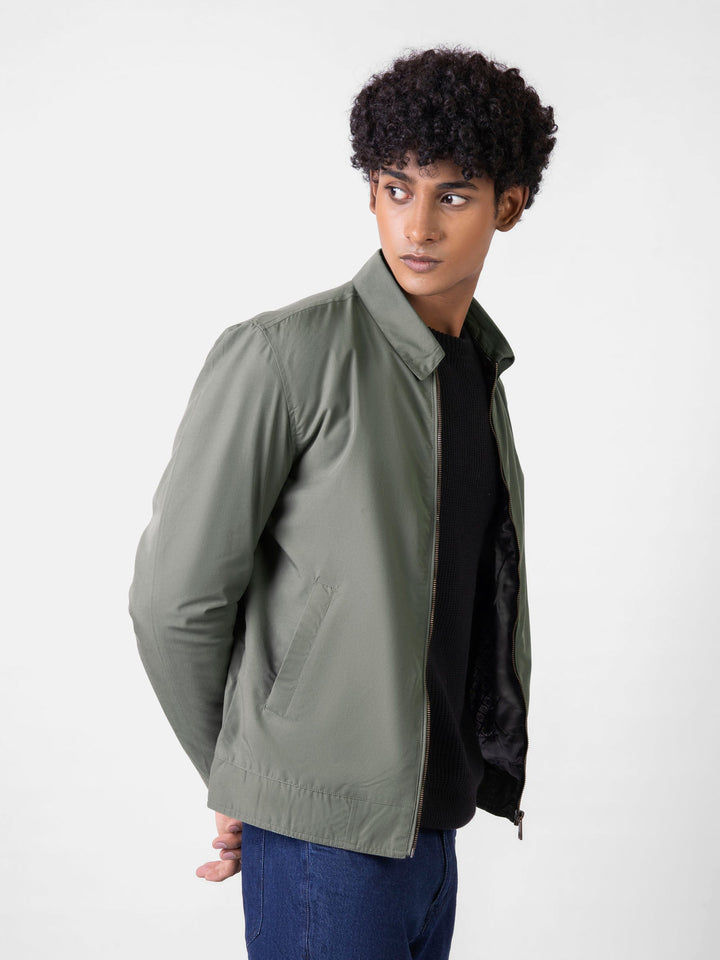 Olive Green Baracuta Jacket Brumano Pakistan