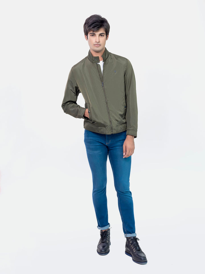 Olive Green Weight Harrington Jacket Brumano Pakistan