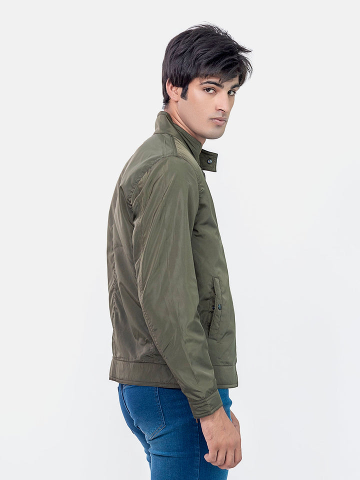 Olive Green Weight Harrington Jacket Brumano Pakistan