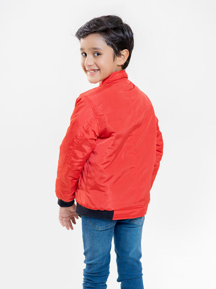 Red Casual Bomber Jacket Brumano Pakistan