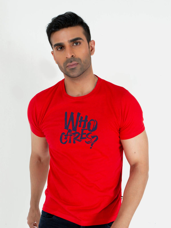 Red Graphic Printed T-Shirt Brumano Pakistan