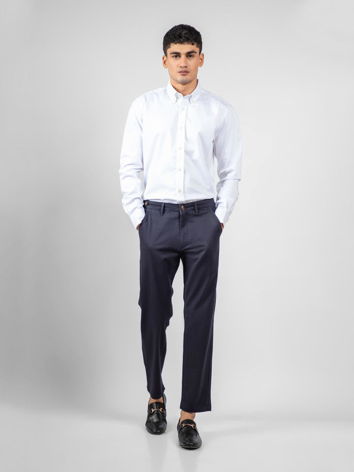 White Button Down Shirt Brumano Pakisan 