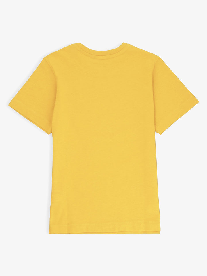 Yellow Printed  'Refresh' Casual tee Brumano Pakistan