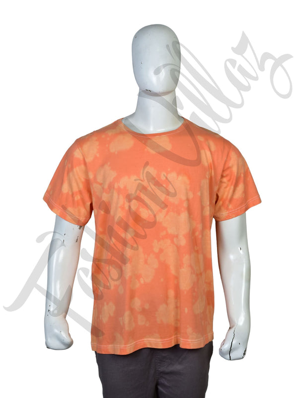 Discharge Tie Dye Crew Neck T-Shirt