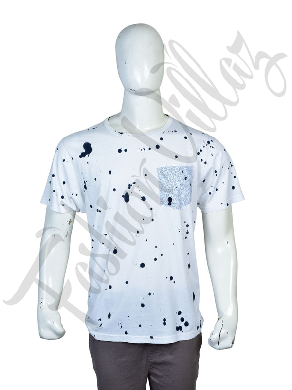 Polka Dot Crew Neck T-Shirt