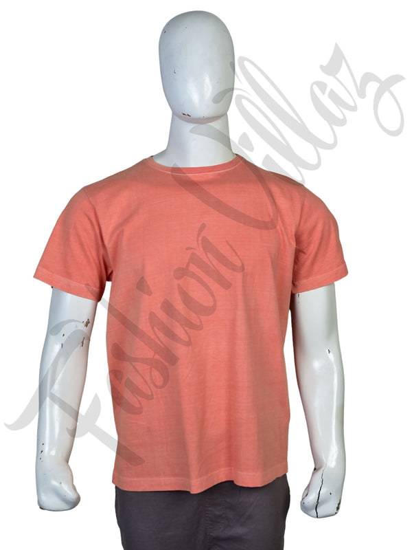 Oil Wash Crew Neck T-Shirt