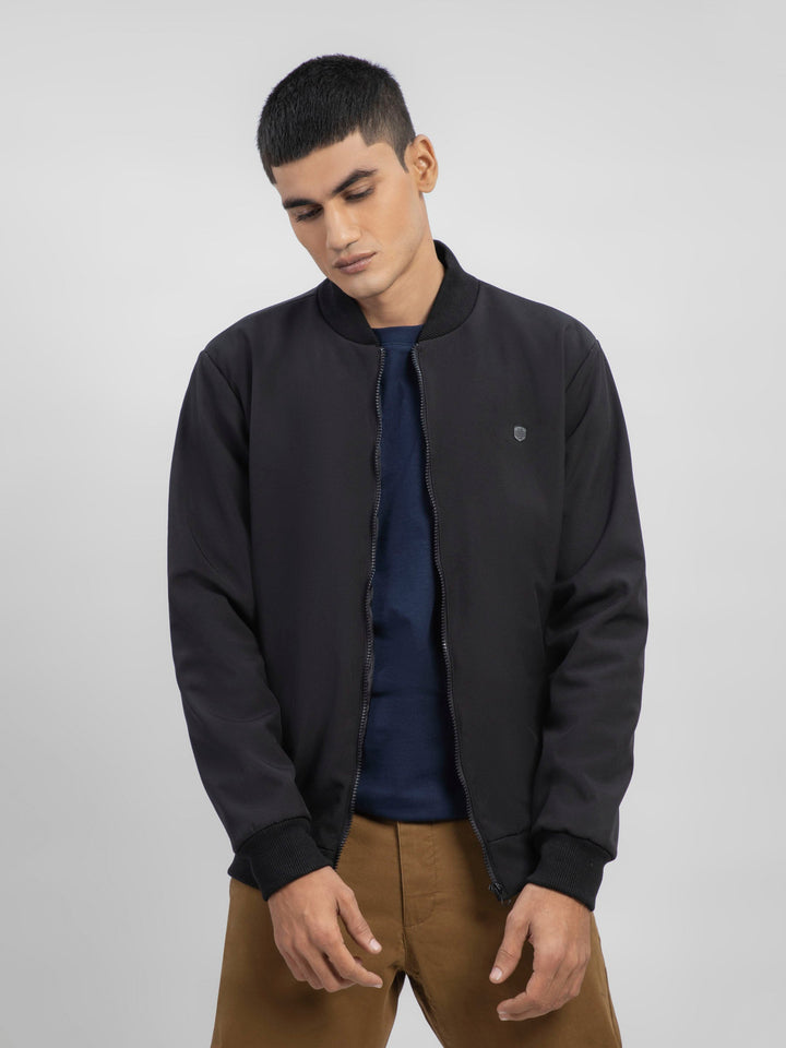 Black Bomber Jacket Brumano Pakistan