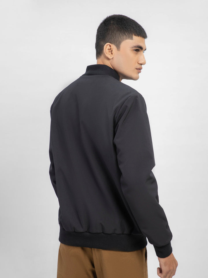 Black Bomber Jacket Brumano Pakistan