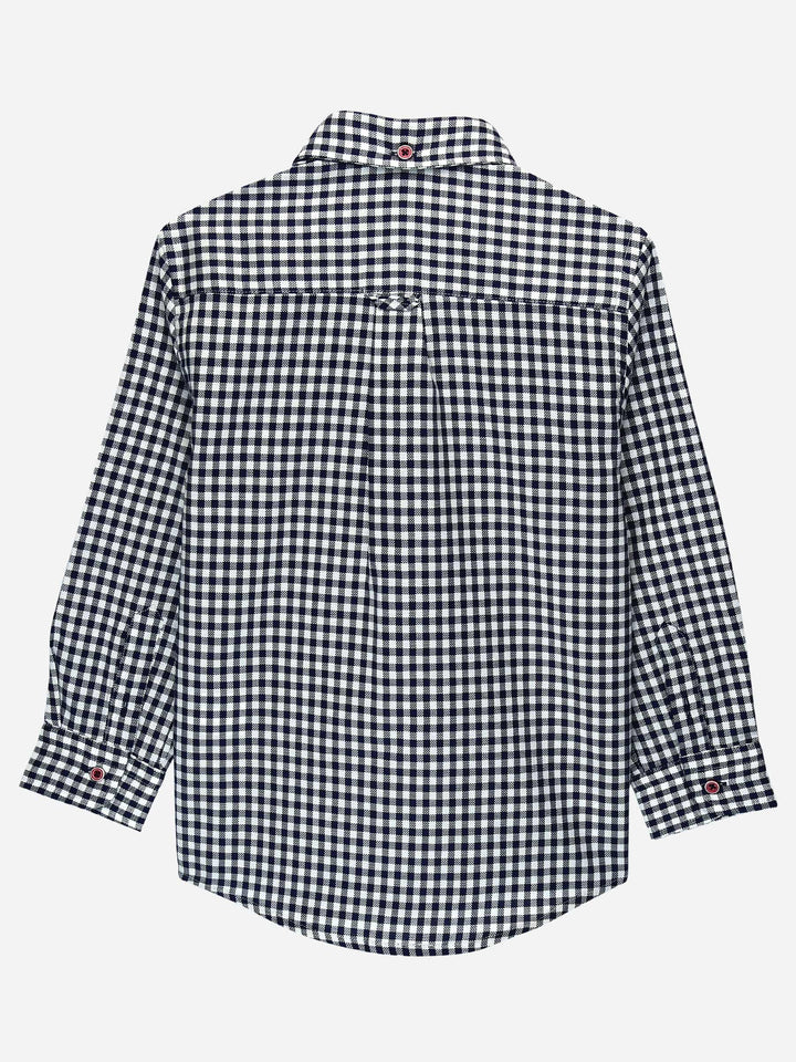 Blue Gingham Light Weight Casual Shirt Brumano Pakistan