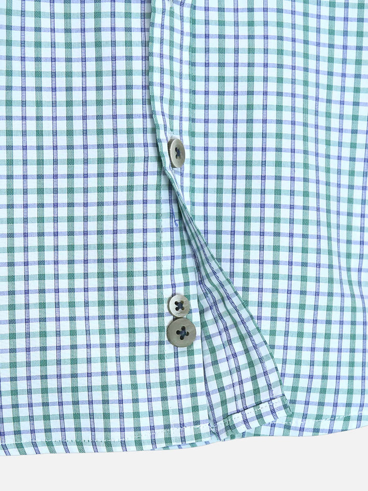 Blue & Green Gingham Casual Shirt Brumano Pakistan