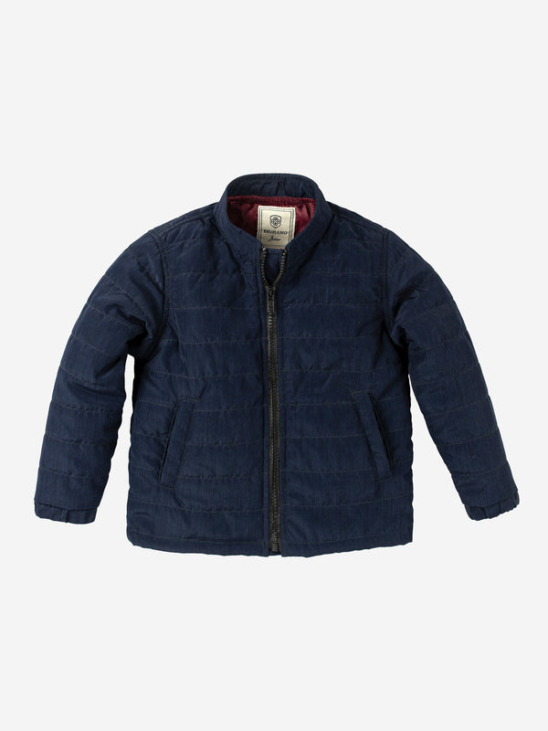 Blue Quilted Jacket