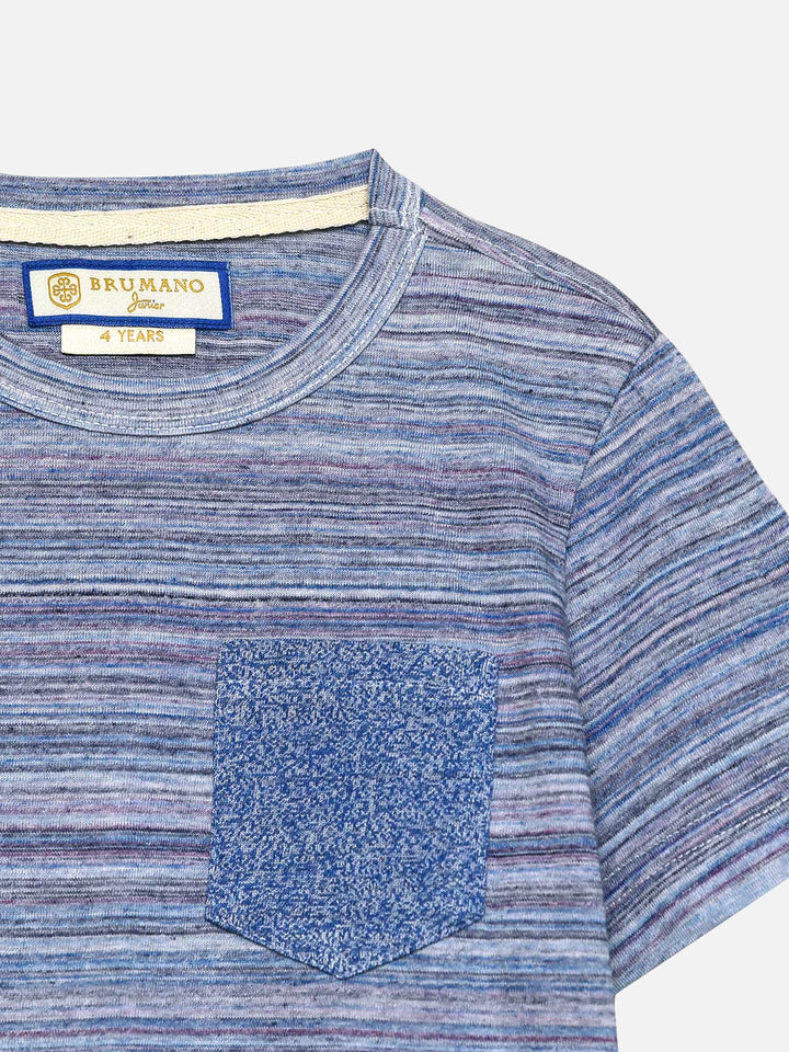 Blue Striped T-Shirt Brumano Pakistan