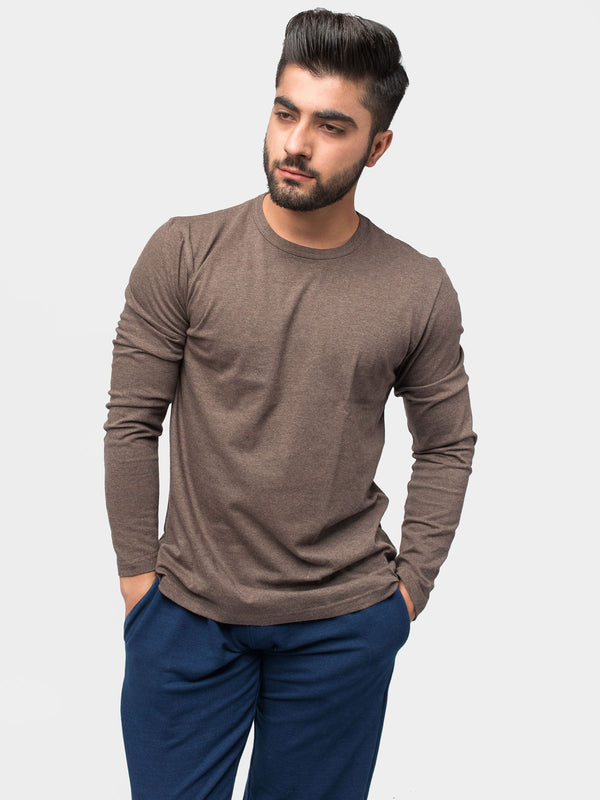 Brown Long Sleeve T-Shirt