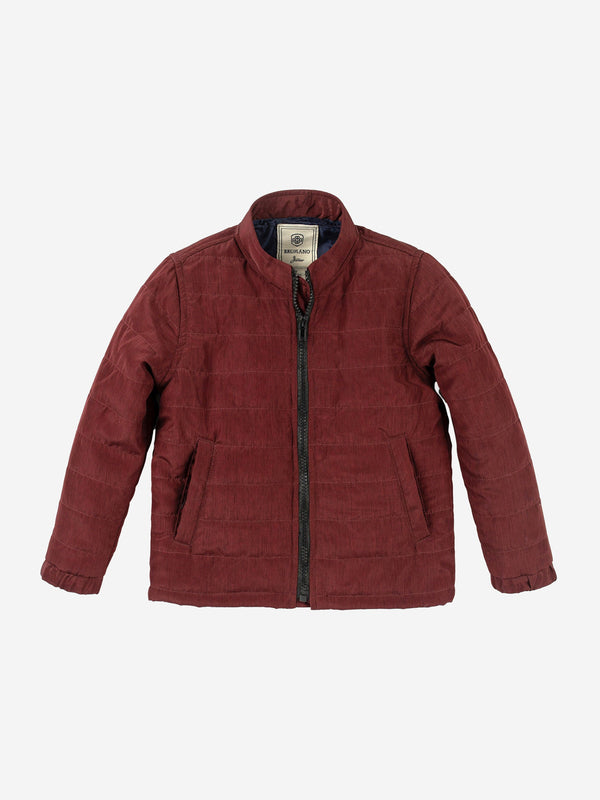 Burgundy Quilted Jacket