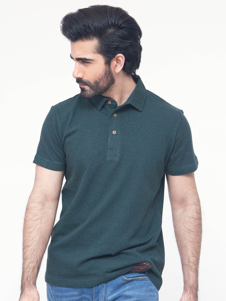 Dark Green Polo Shirt