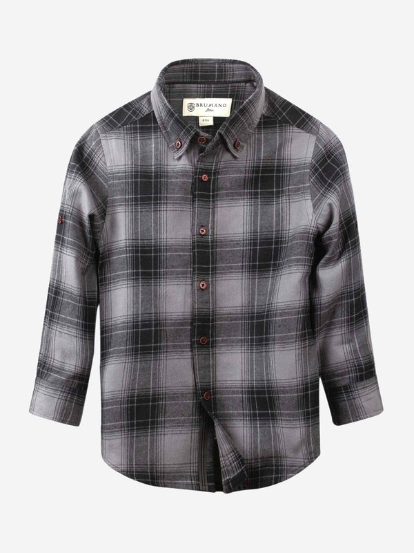 Grey Checkered Casual Shirt