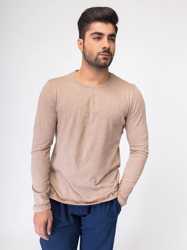 Khaki Long Sleeve T-Shirt