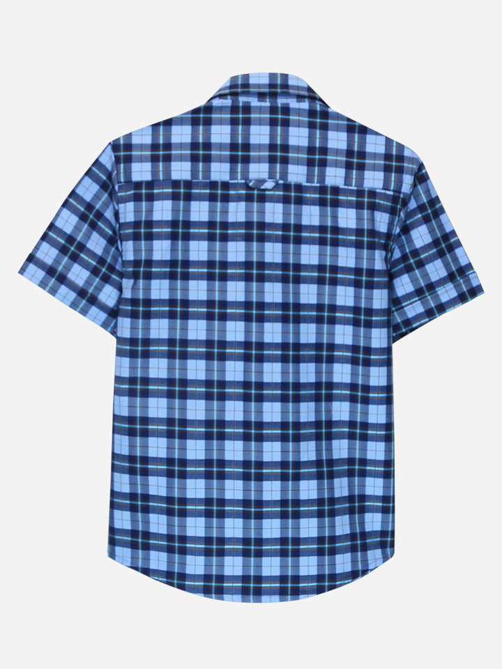 Large Checkered Casual Half Sleeve Shirt Brumano Pakistan