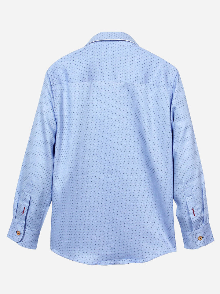 Light Blue Dobby Casual Shirt