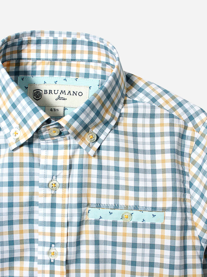 Light Blue Long Sleeve Casual Shirt